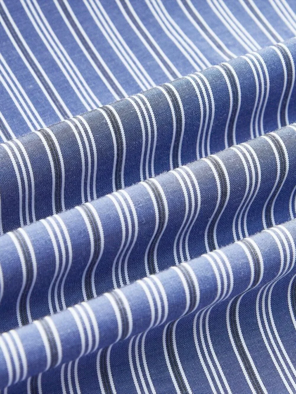 Blue Sexy Women's Matching Set Top and Pant with Halter Hem Striped Joggers